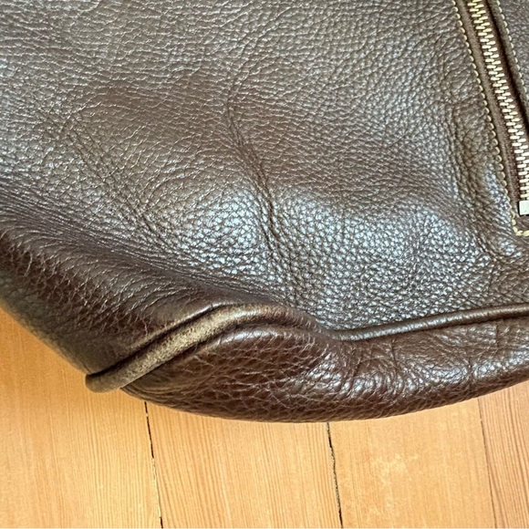 Roots Brown Leather Shoulder Bag - Picture 4 of 9